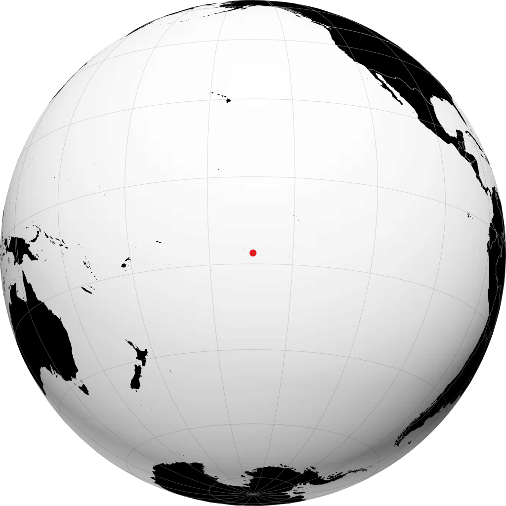 Papeete na globusie