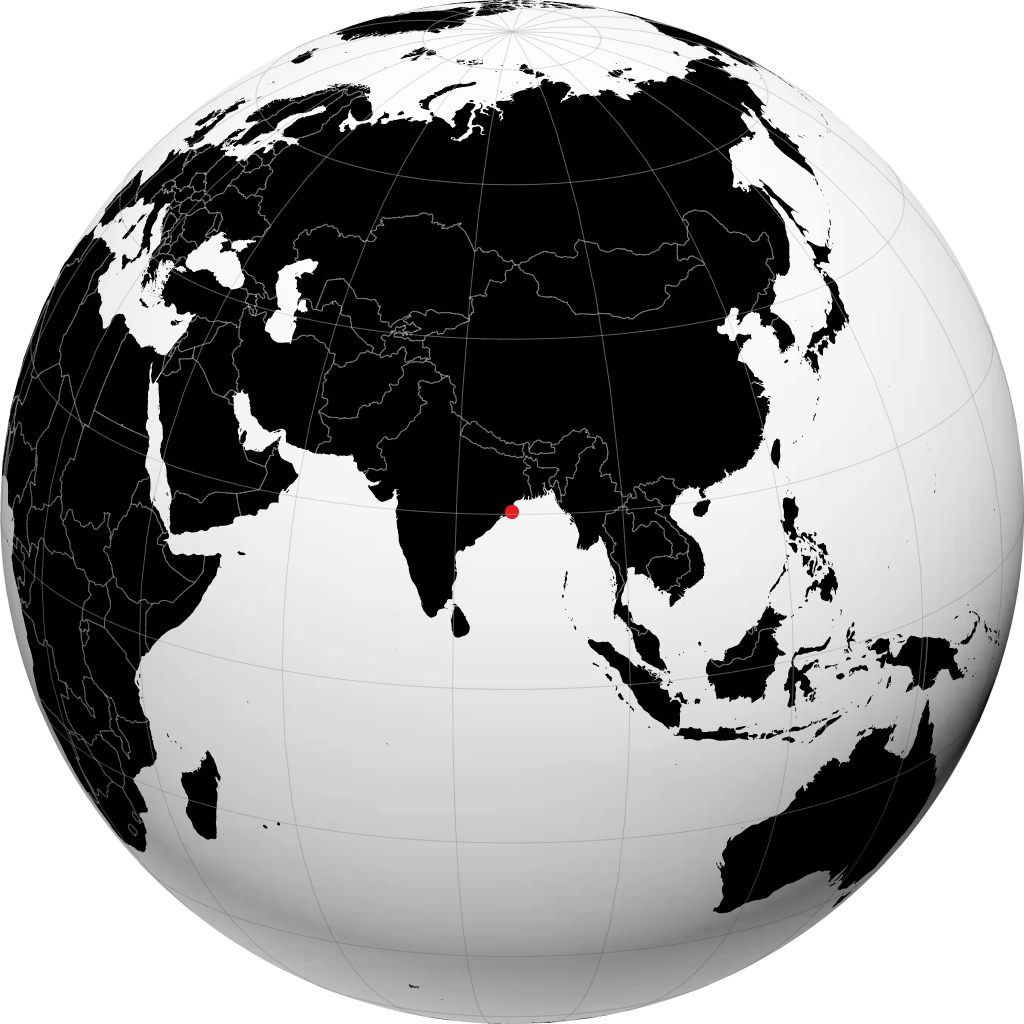 Paradip na globusie
