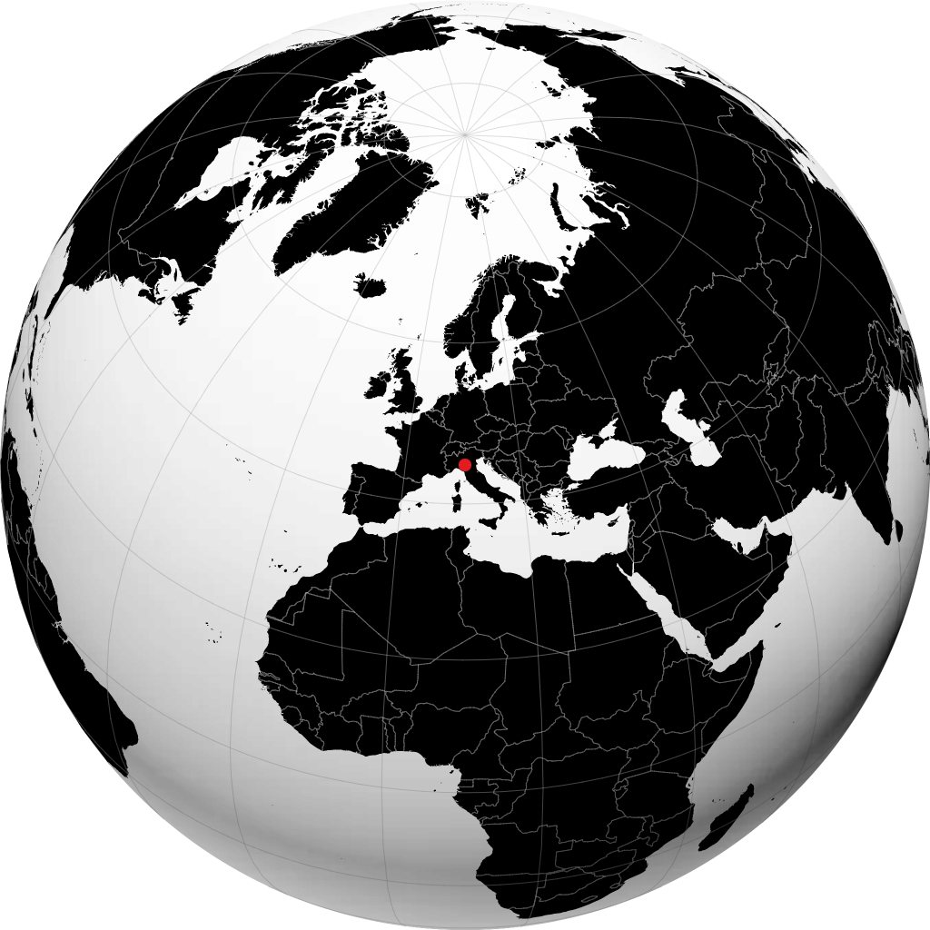 Parma na globusie