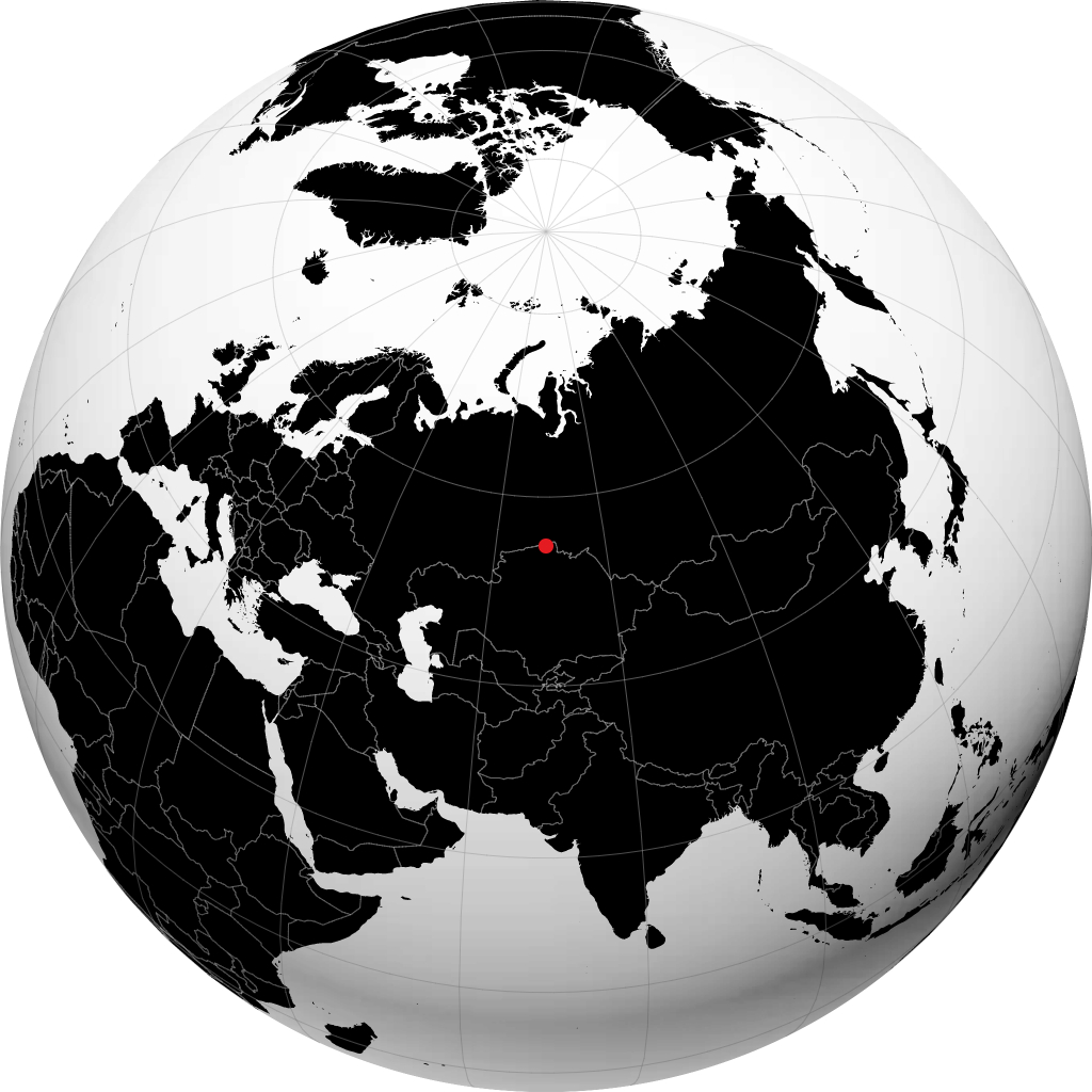 Petropawł na globusie