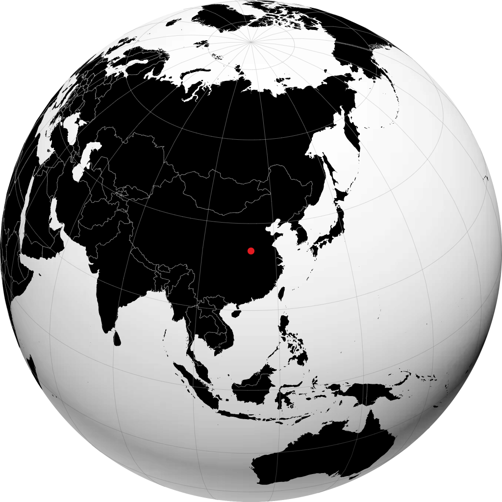 Pingdingshan na globusie