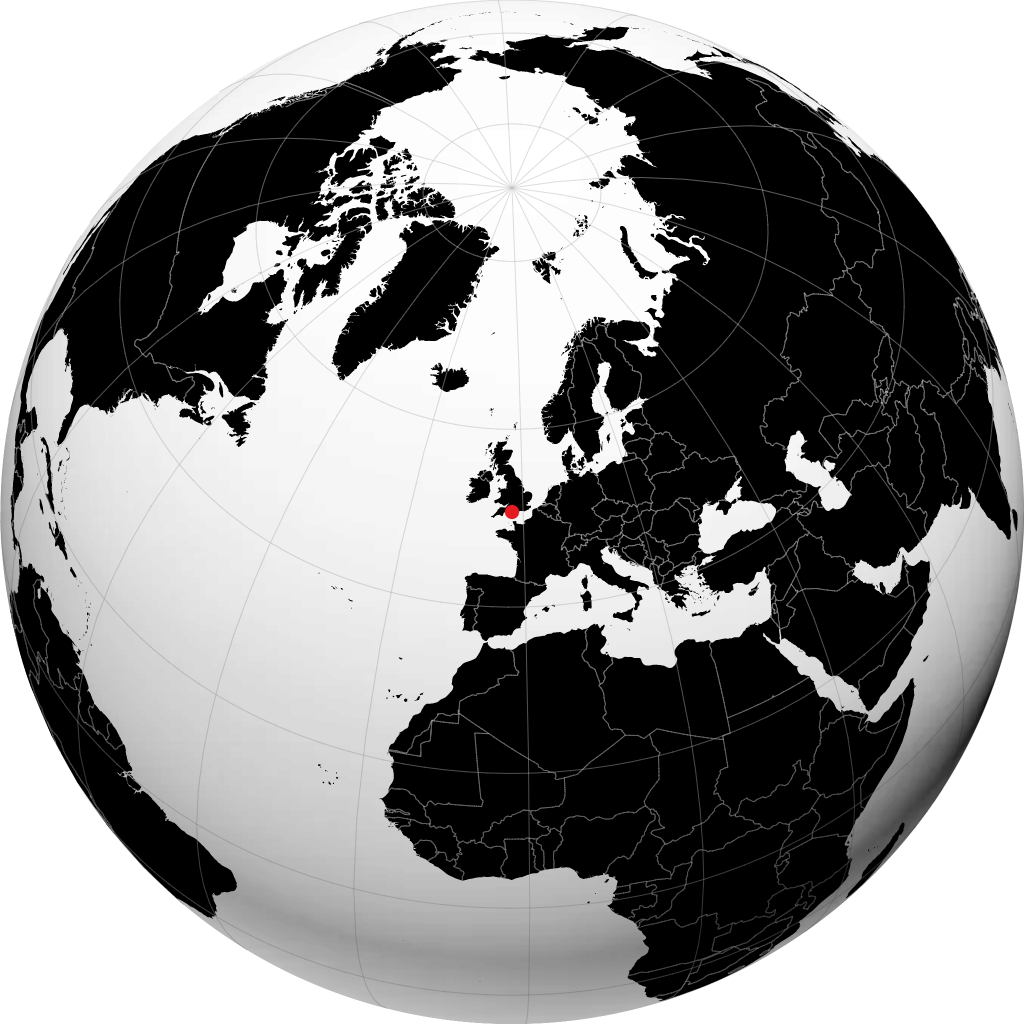 Poole na globusie