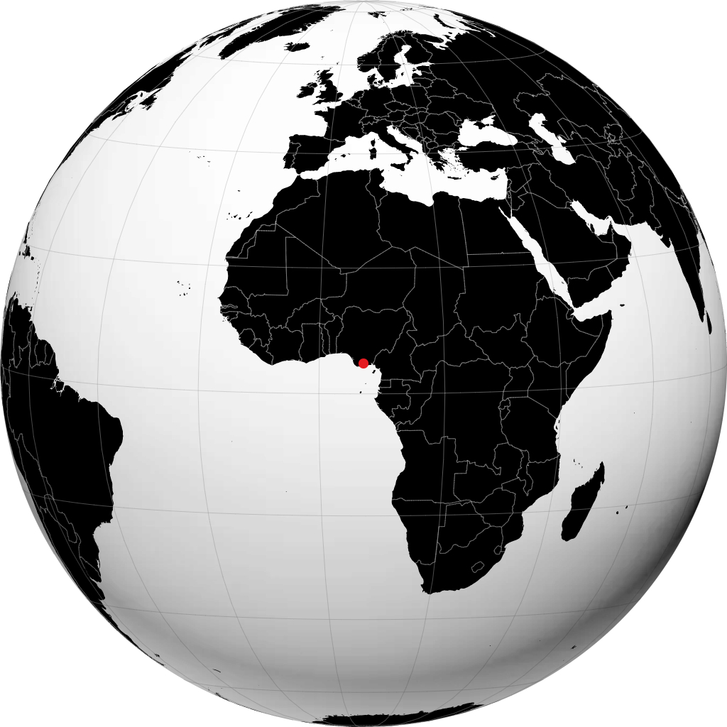 Port Harcourt na globusie