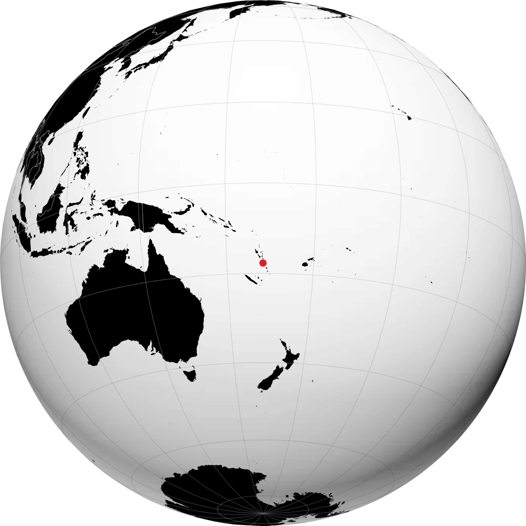 Port Vila na globusie