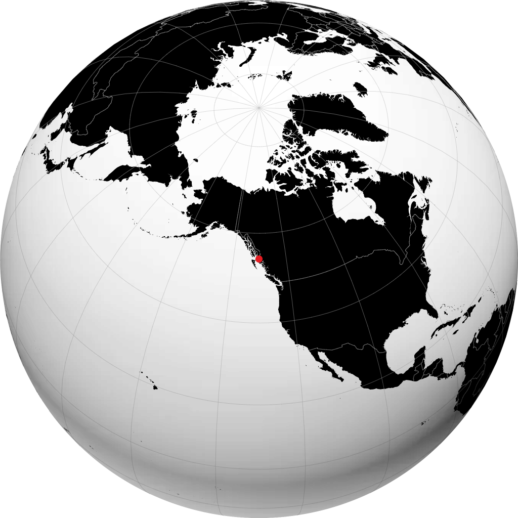 Prince Rupert na globusie