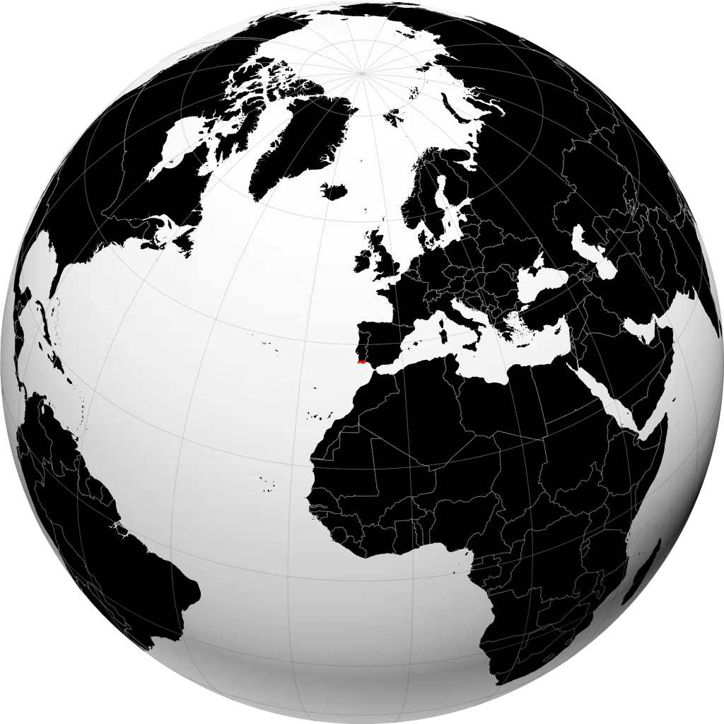 Dystrykt Faro na globusie