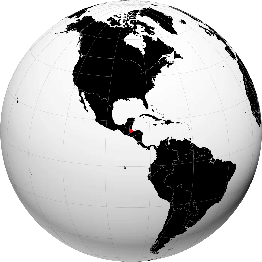 Puerto Barrios na globusie