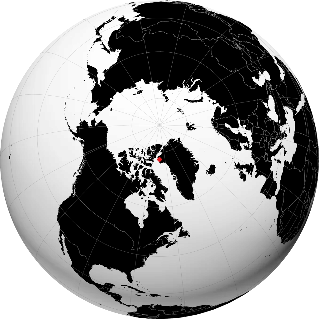 Qaanaaq na globusie