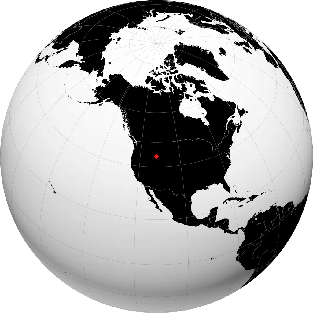 Rexburg na globusie