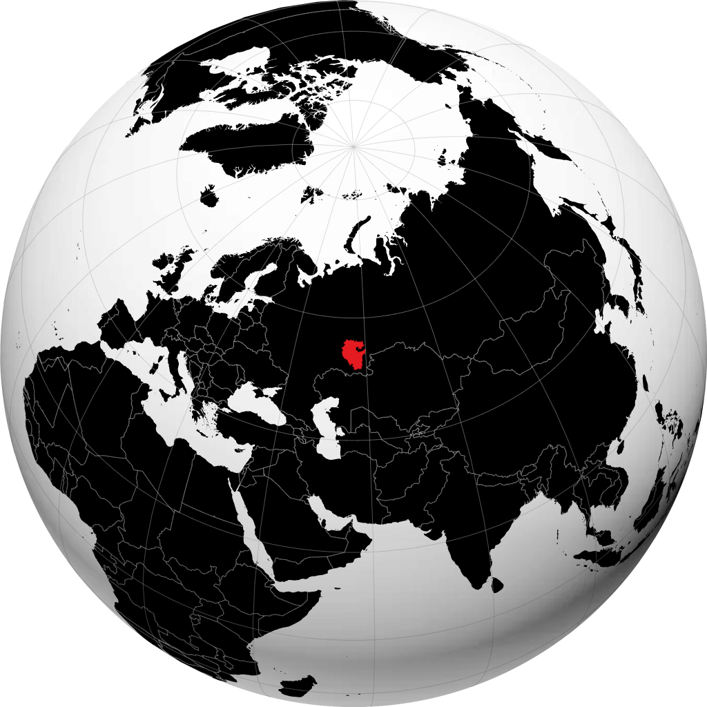 Baszkiria na globusie