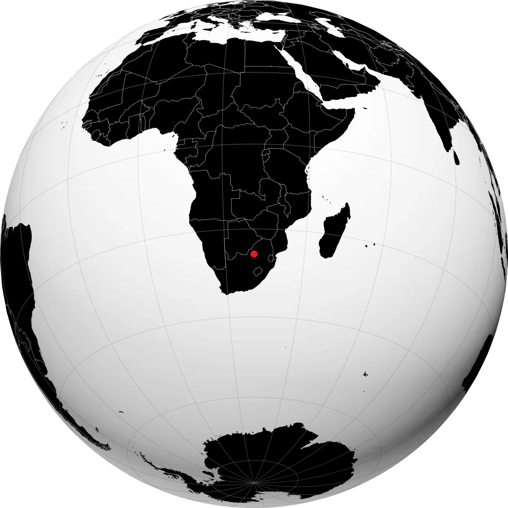 Rustenburg na globusie