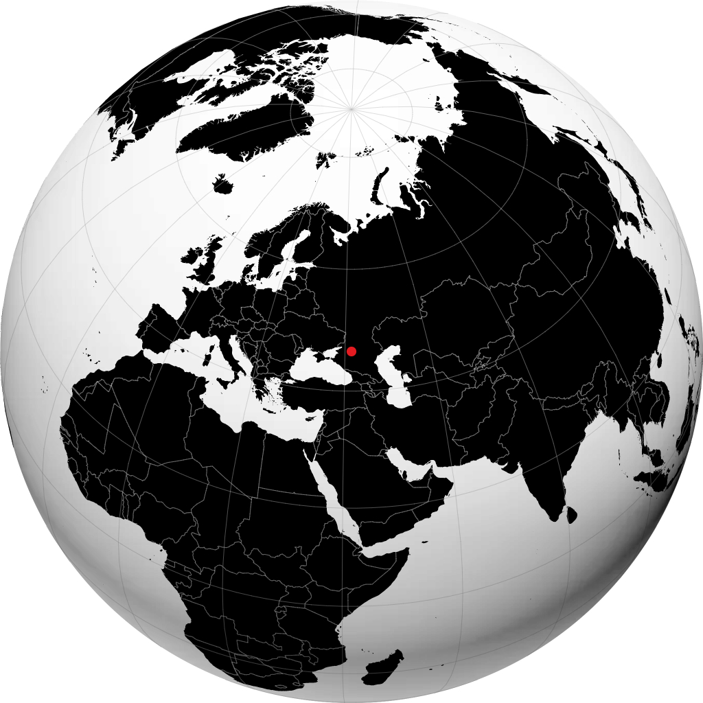 Salsk na globusie