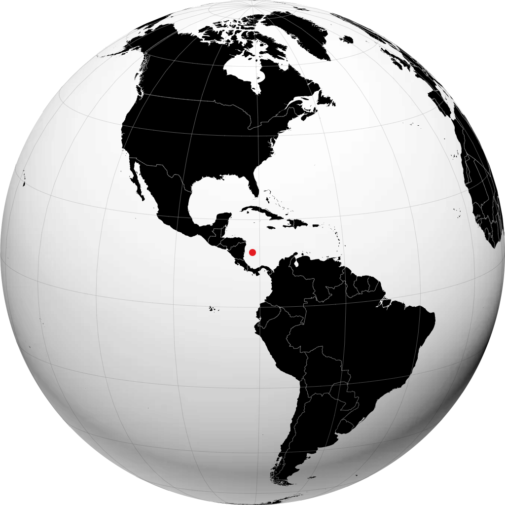 San Andrés na globusie