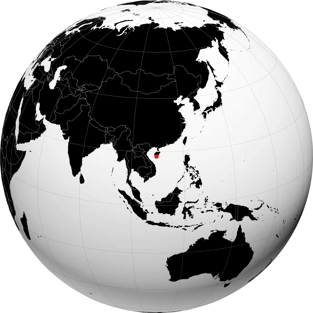 Sanya na globusie