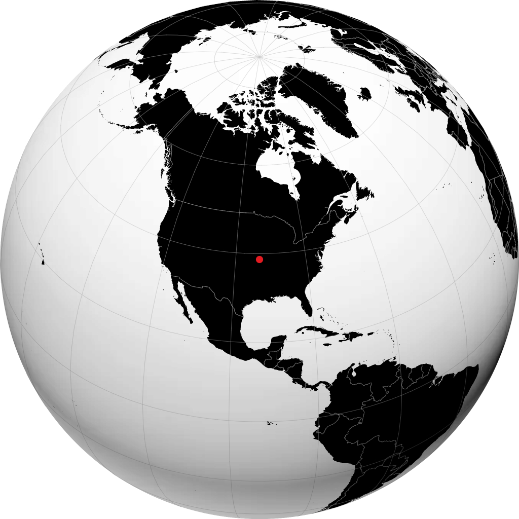 Sedalia na globusie