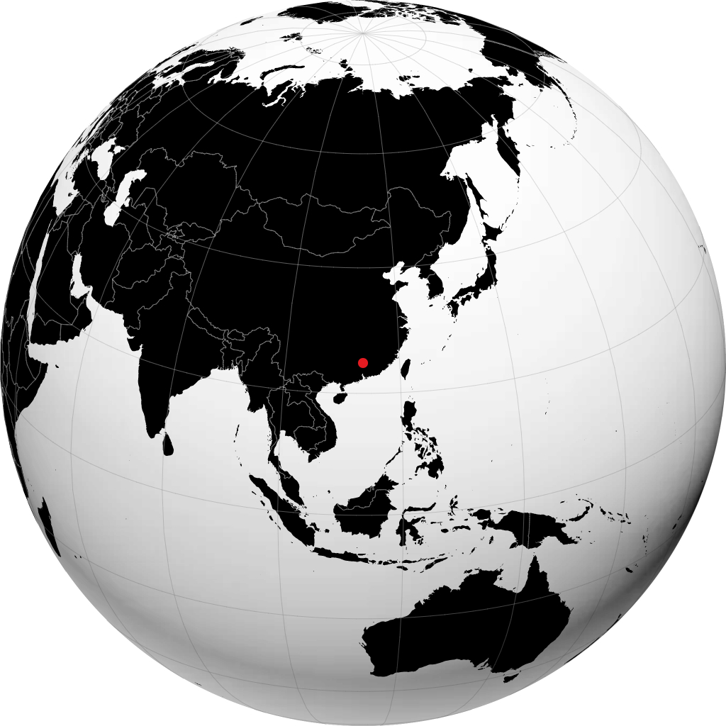 Shaoguan na globusie