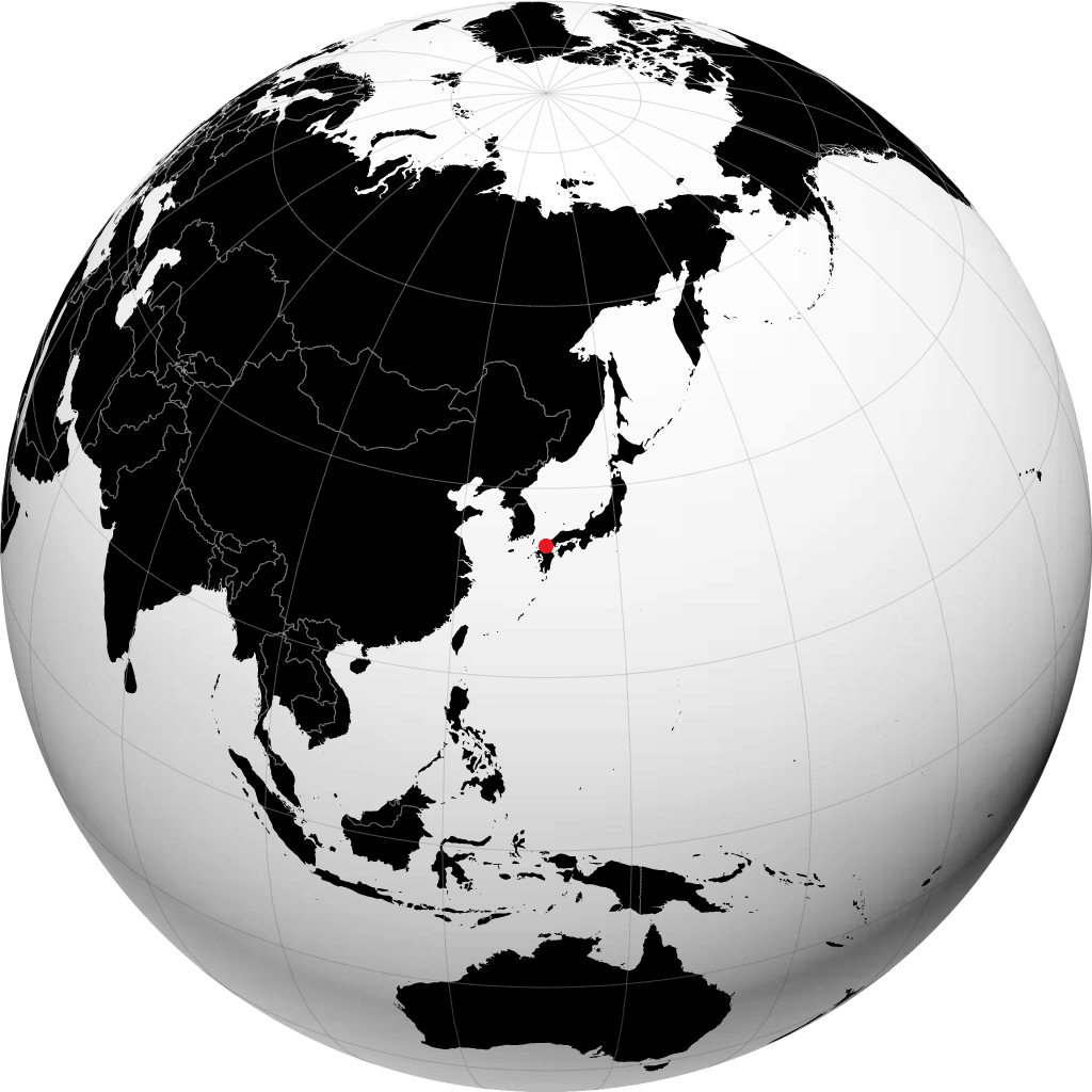 Shimonoseki na globusie