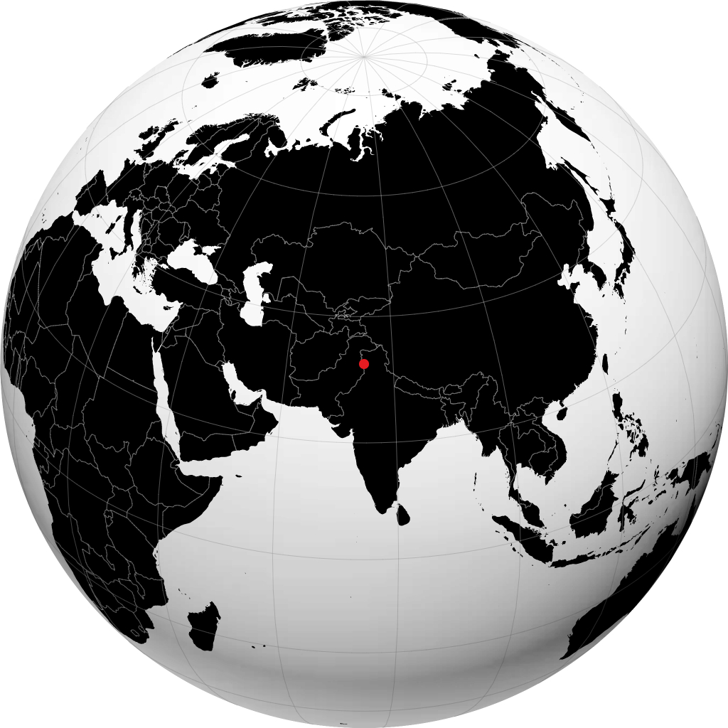 Sialkot na globusie