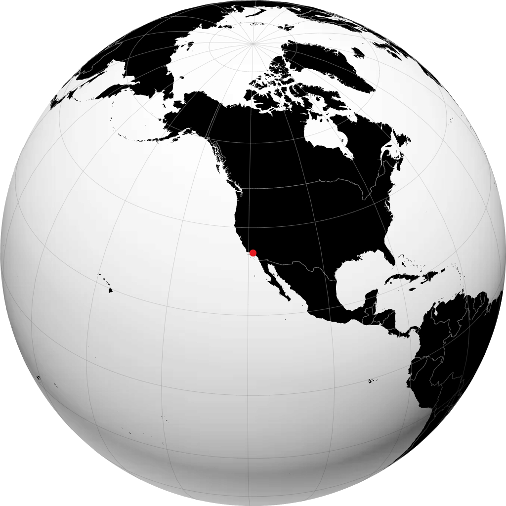 Simi Valley na globusie
