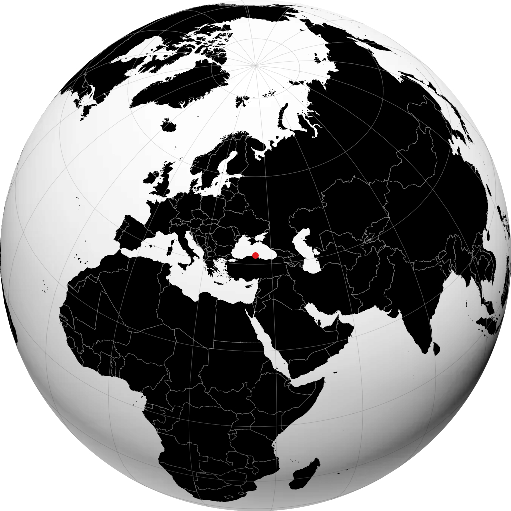 Sinop na globusie
