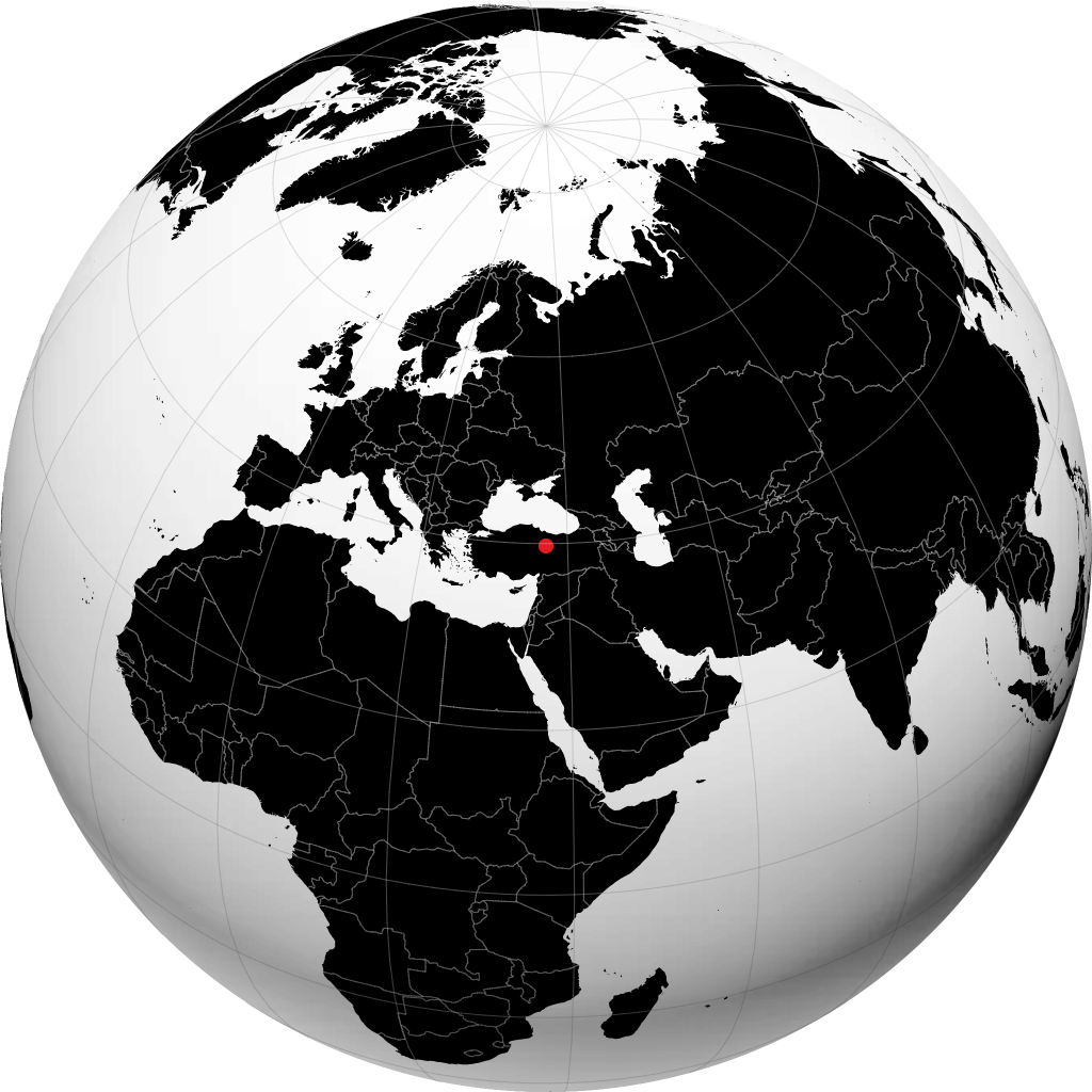 Sivas na globusie