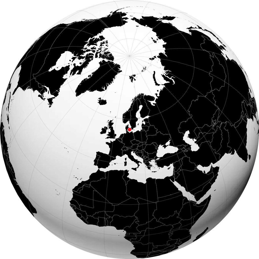 Slagelse na globusie