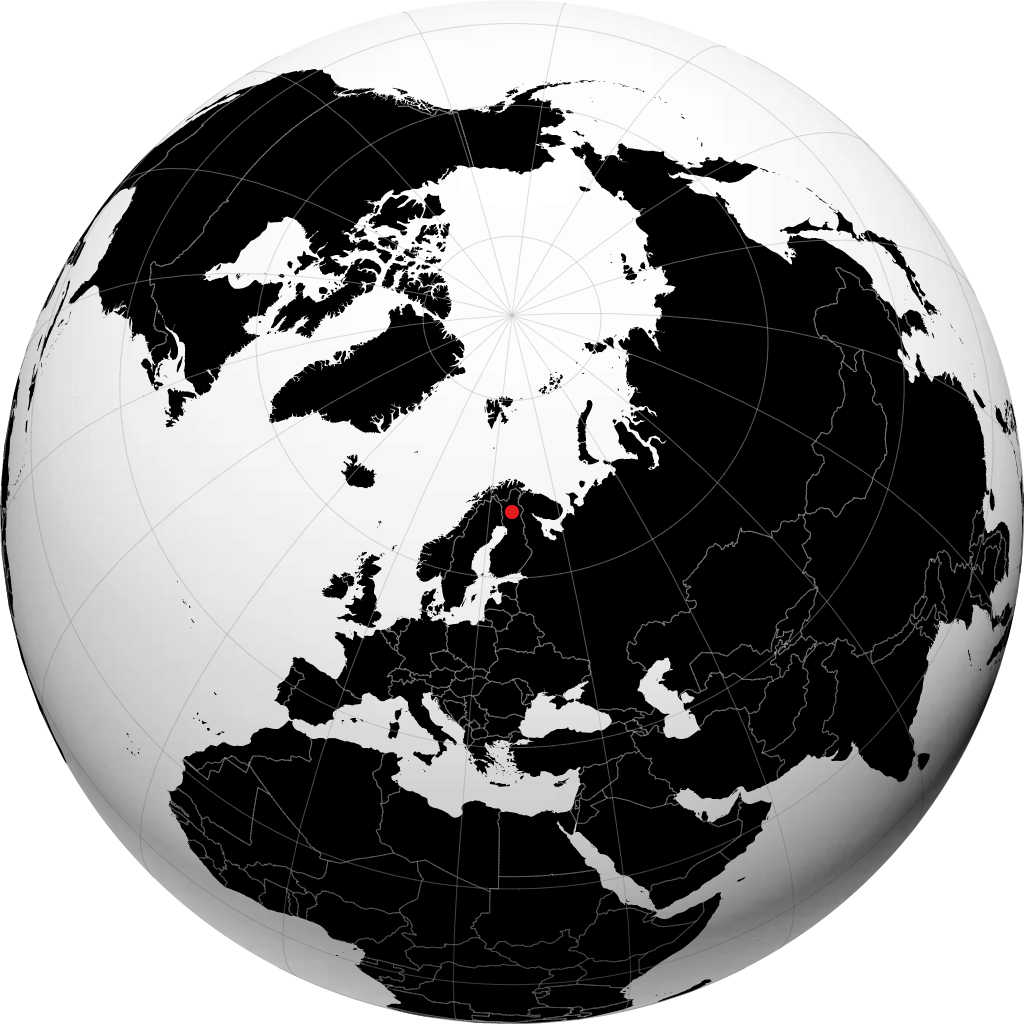 Sodankylä na globusie