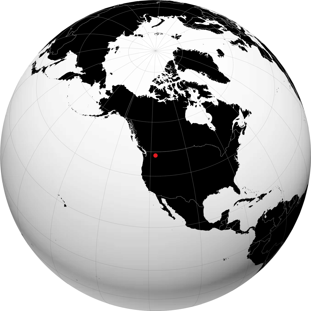Spokane na globusie