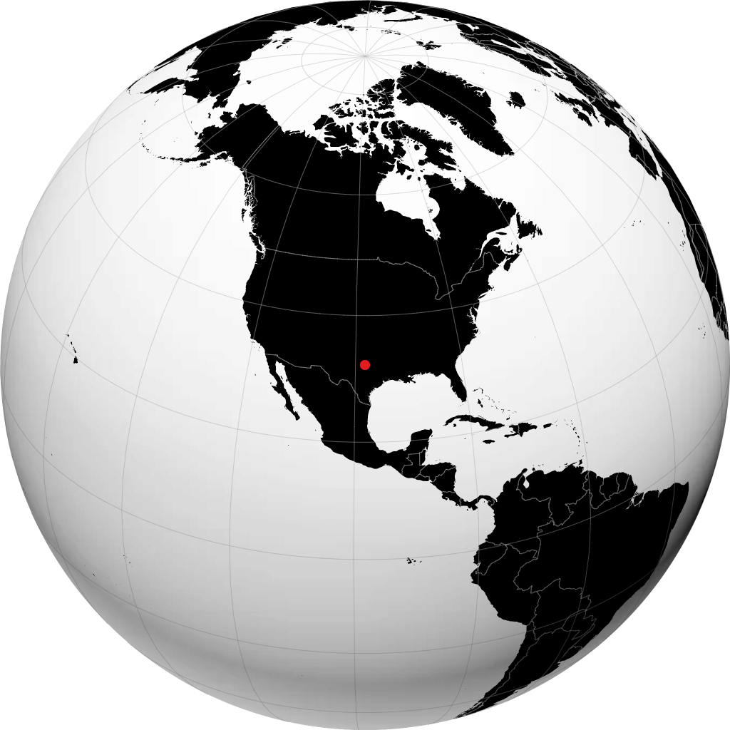 Stephenville na globusie