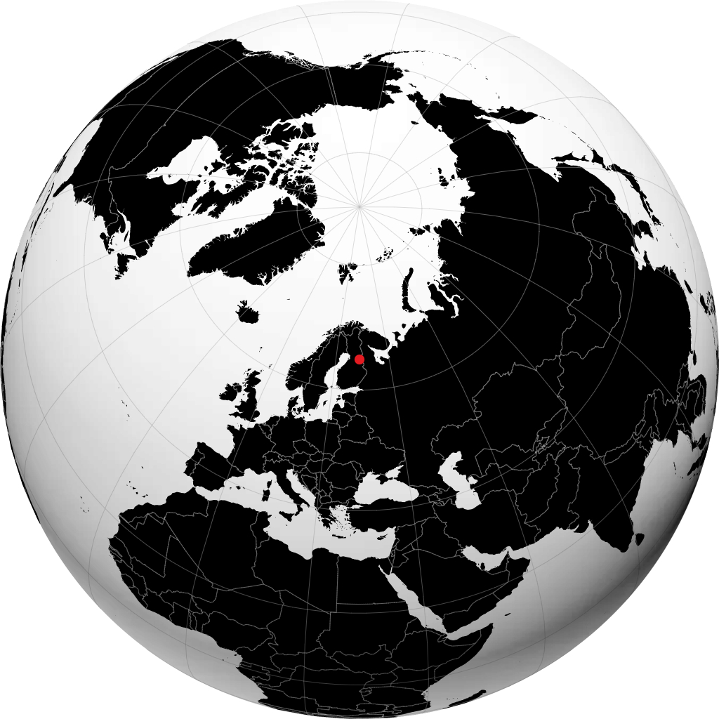 Suomussalmi na globusie