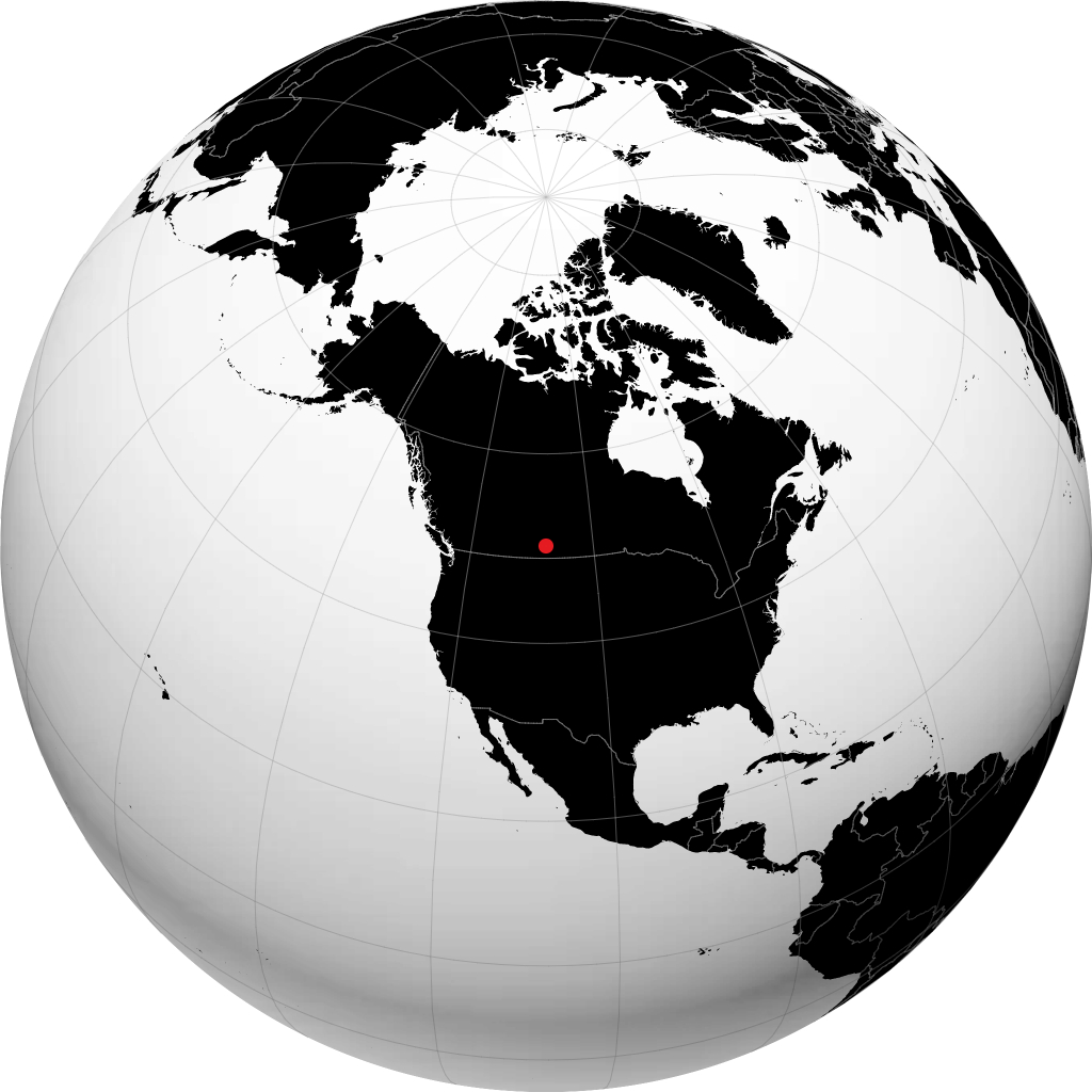 Swift Current na globusie