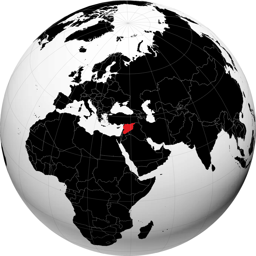 Syria na globusie