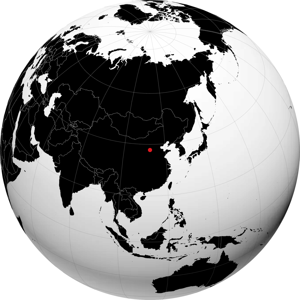 Taiyuan na globusie