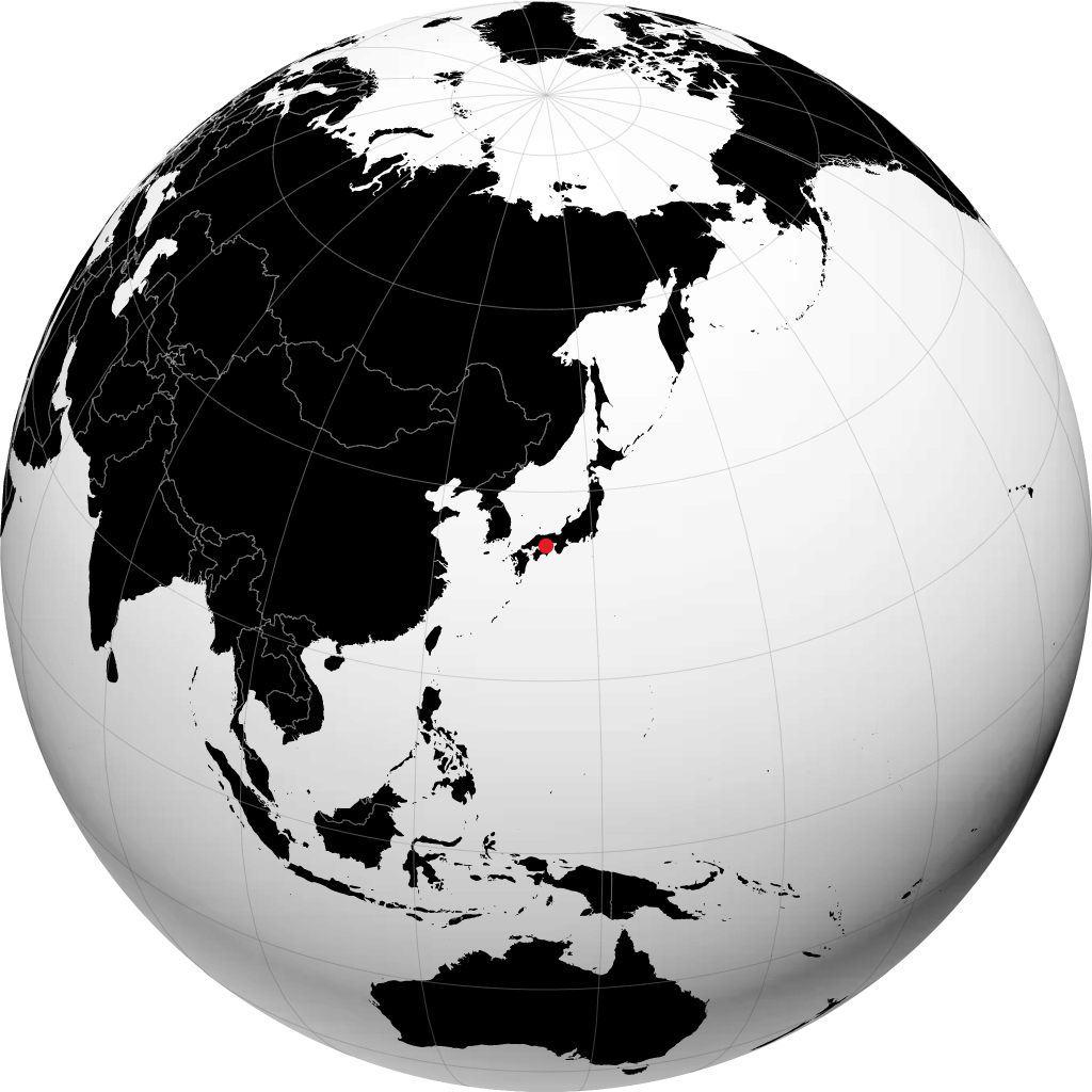 Takamatsu na globusie