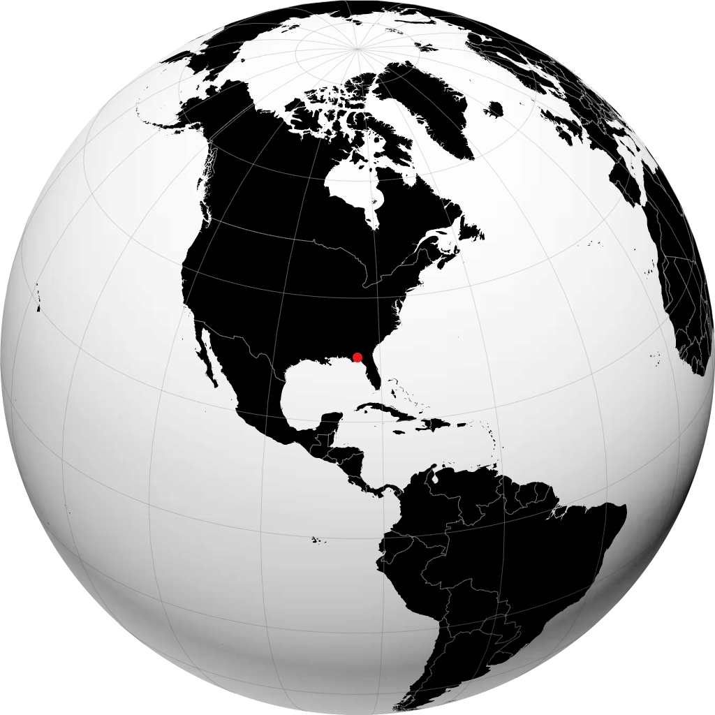 Tallahassee na globusie
