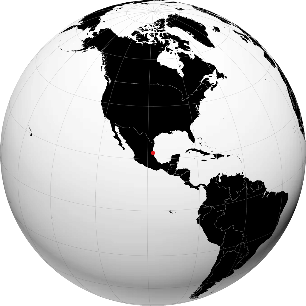 Tampico na globusie