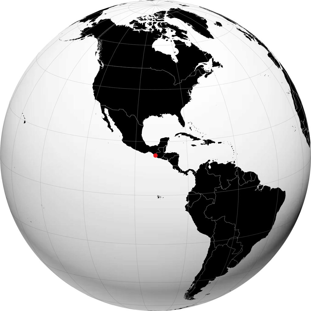 Tapachula na globusie