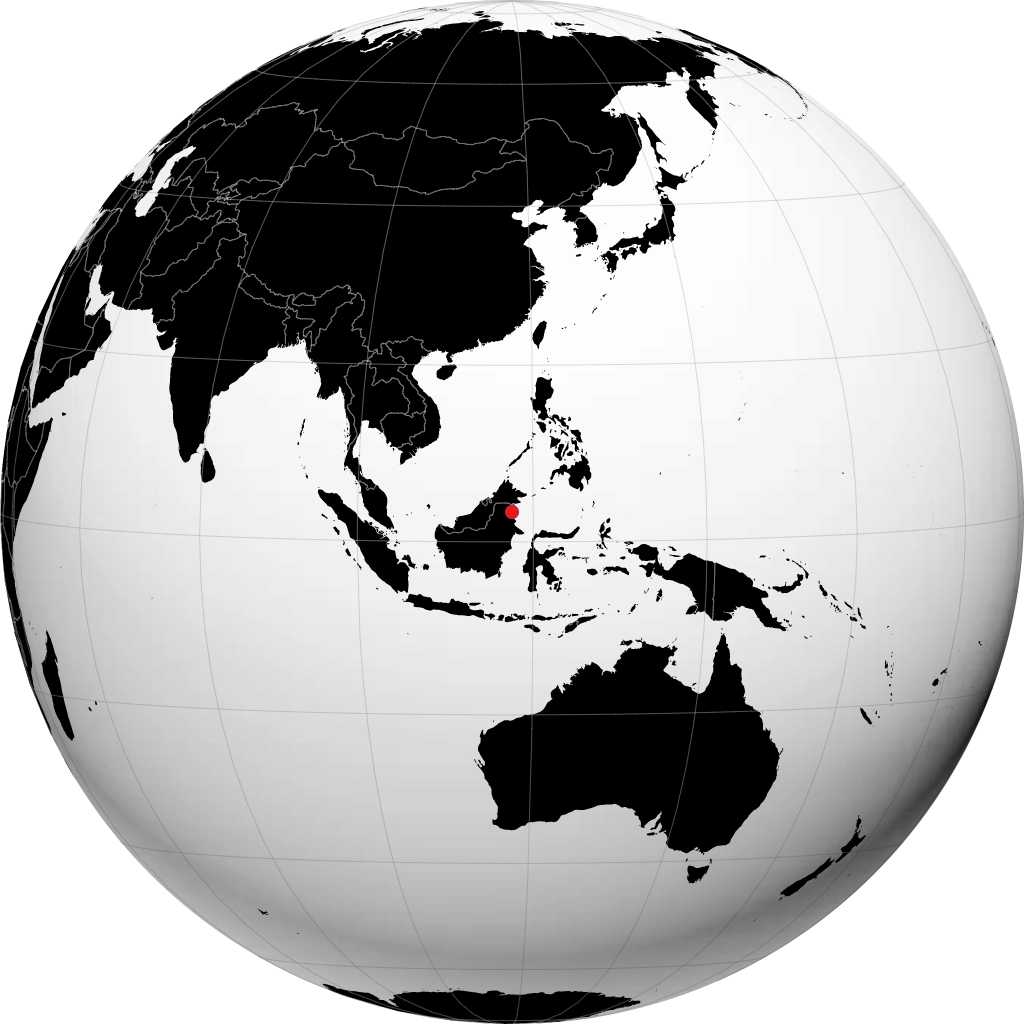 Tarakan na globusie