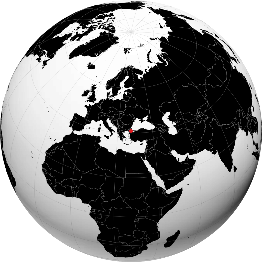 Tekirdag na globusie