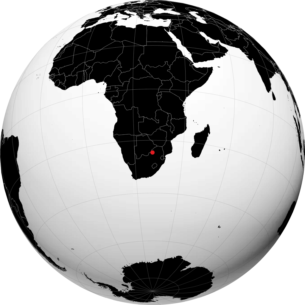 Thabazimbi na globusie