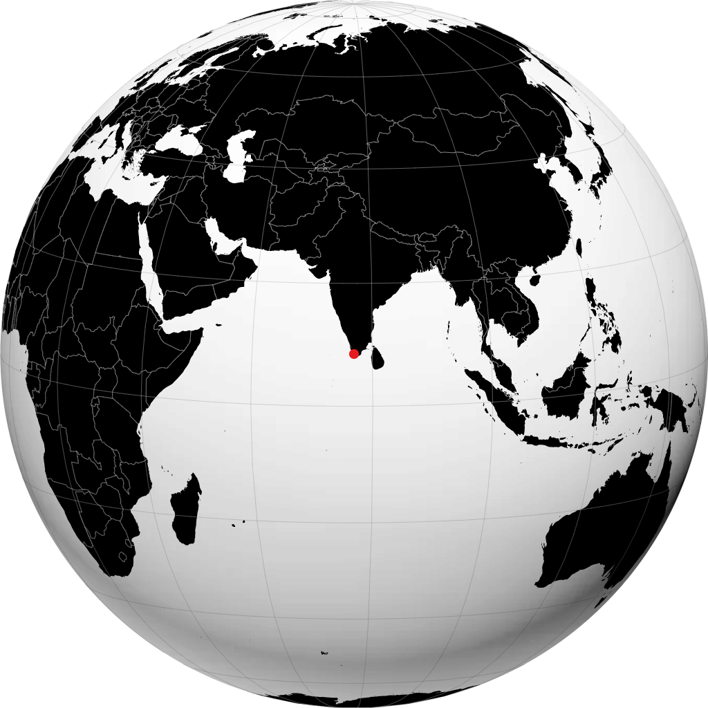 Thiruvananthapuram na globusie