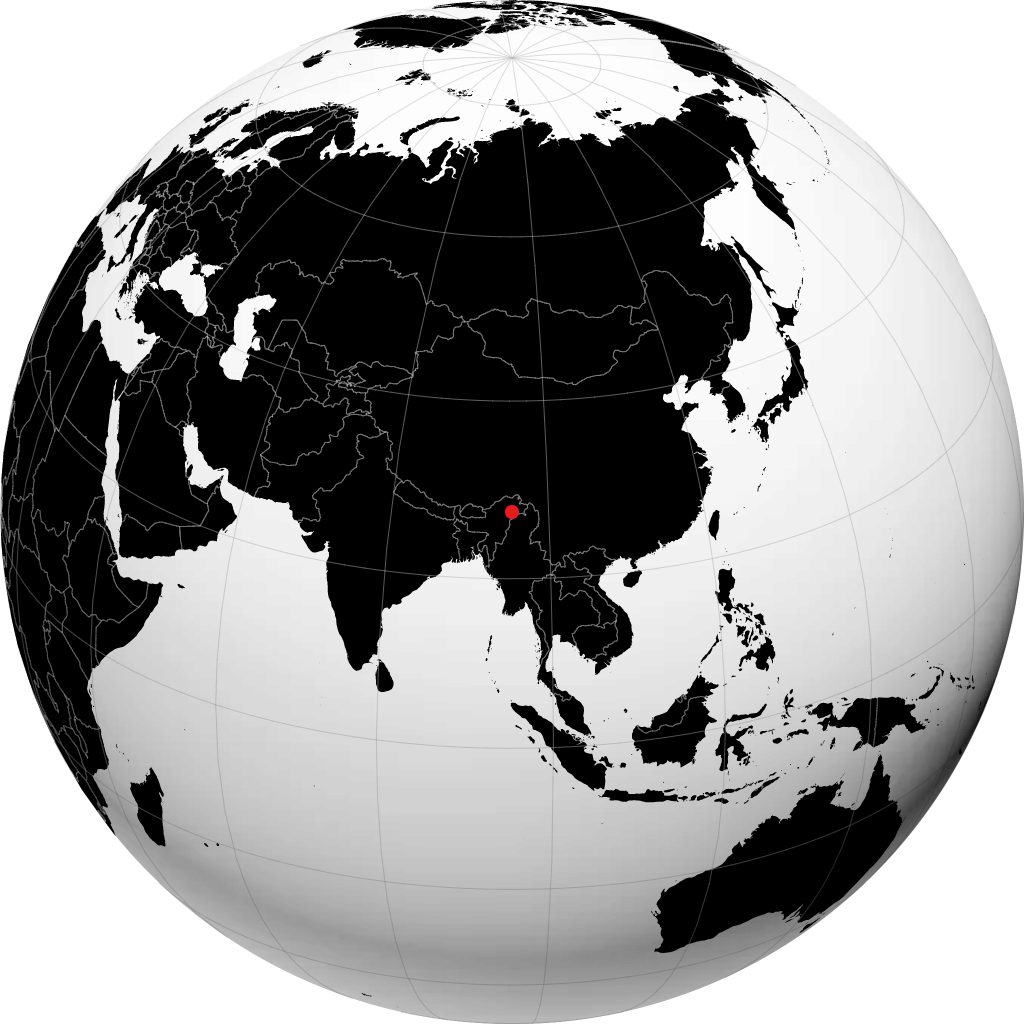 Tinsukia na globusie