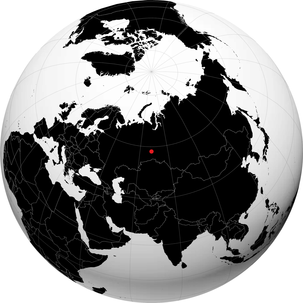 Tobolsk na globusie