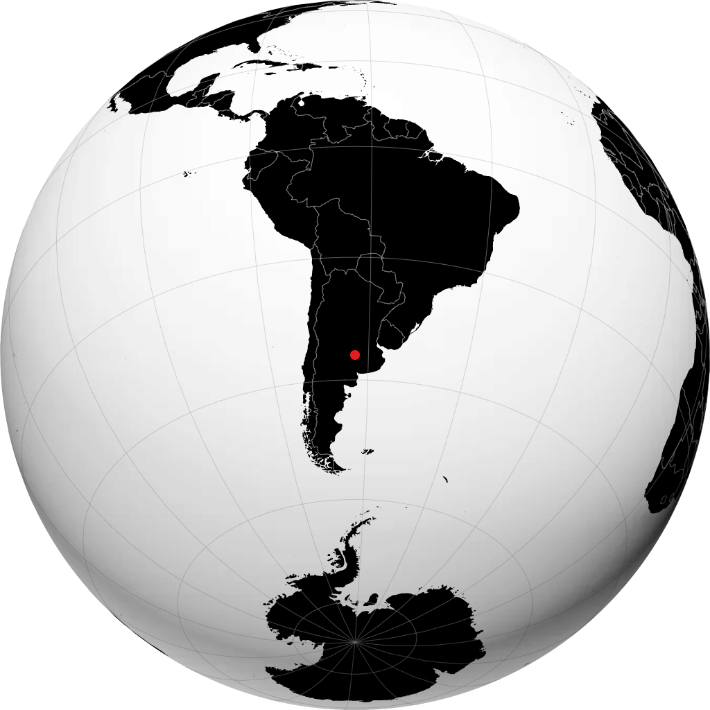 Trenque Lauquen na globusie