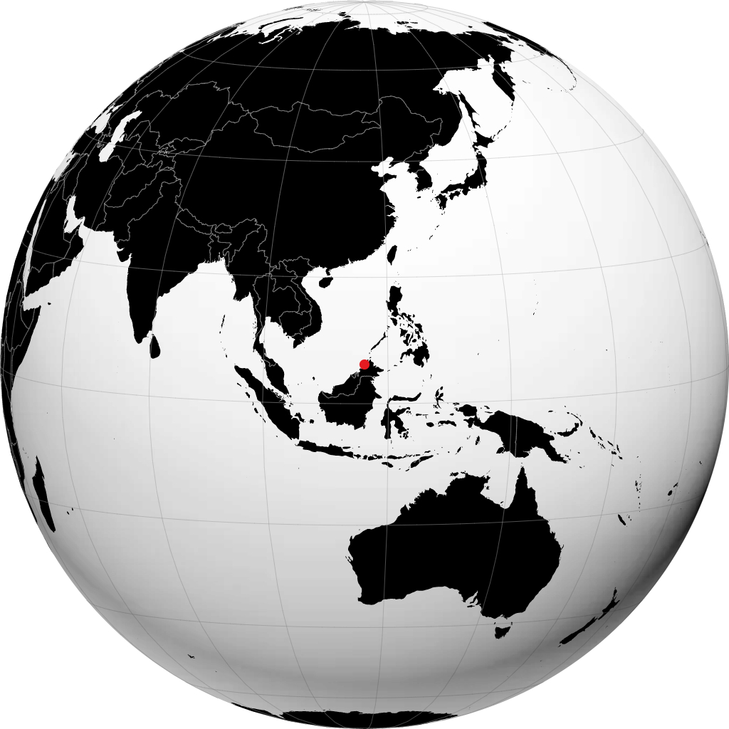 Tuaran na globusie