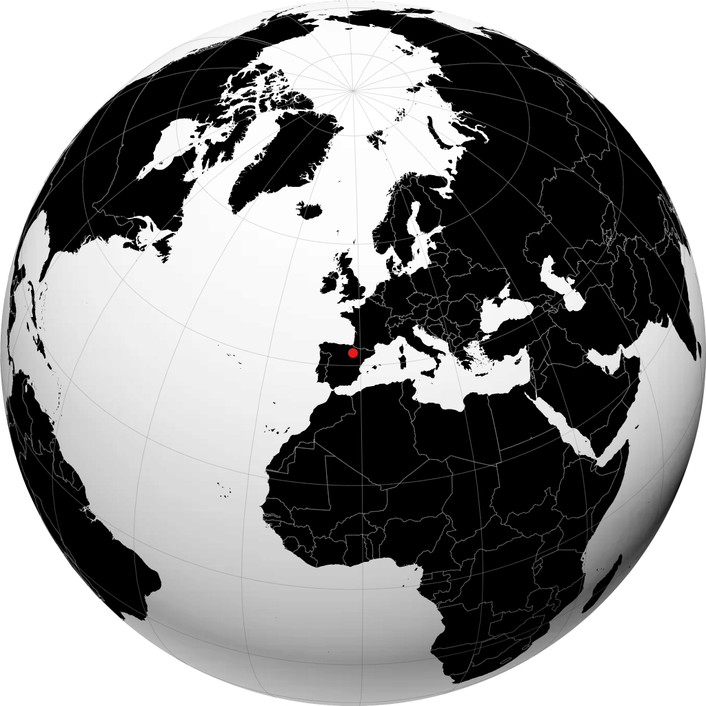 Tudela na globusie