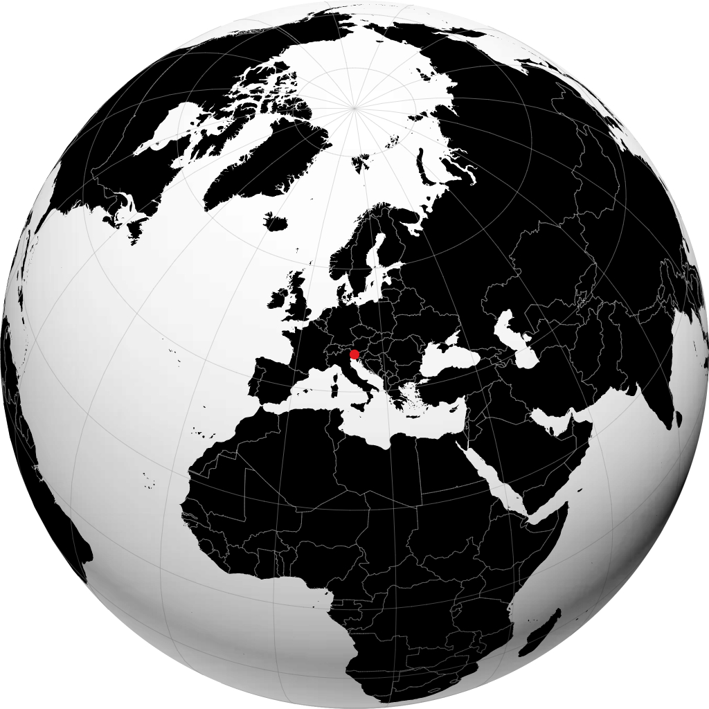 Udine na globusie