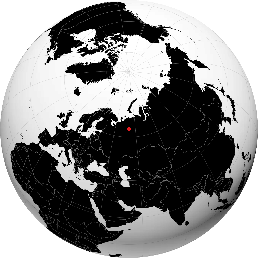 Uchta na globusie
