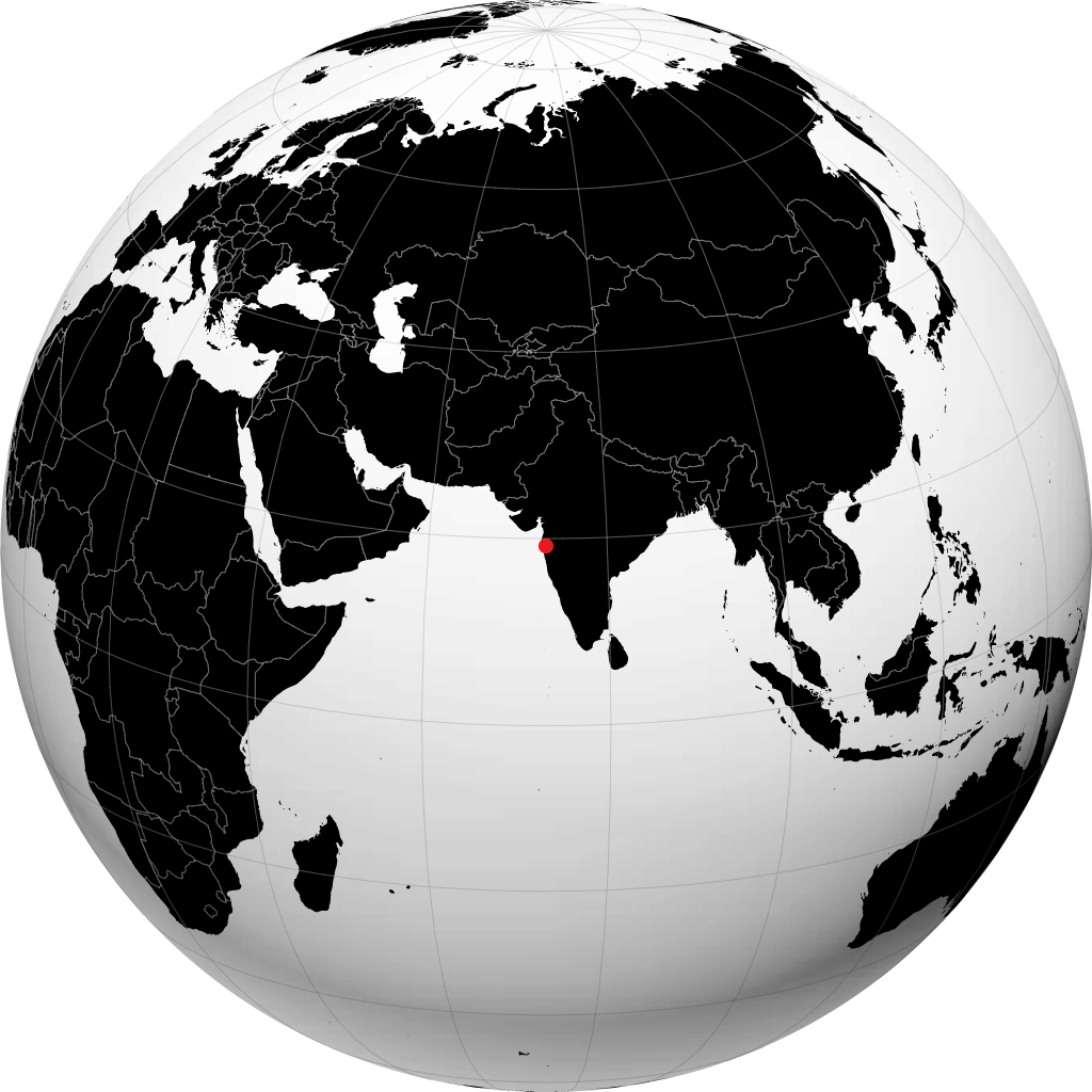 Ulhasnagar na globusie