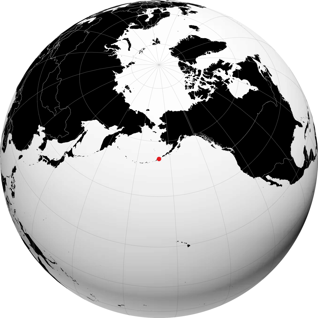 Unalaska na globusie